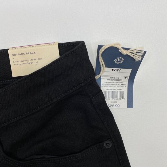 \Universal Thread Black Bermuda Shorts Roll Cuff - Picture 4 of 12